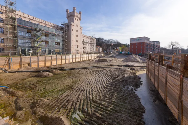 Baustelle Leipziger Straße — Stockfoto