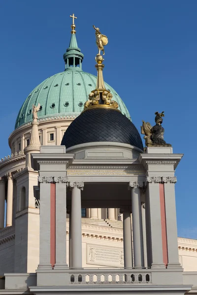 Nikolai kyrka och Fortuna portal — Stockfoto