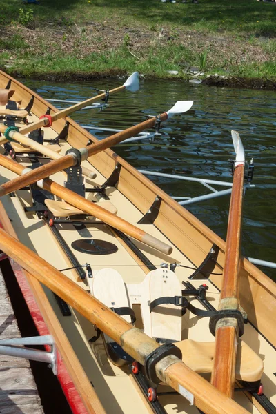 Racing rowing boat — Stock Photo, Image