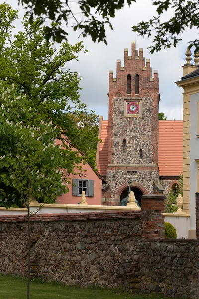 Kirchturm von Liebenberg — Stockfoto