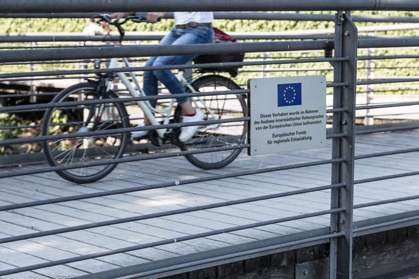 Avrupa bisiklet yolu — Stok fotoğraf