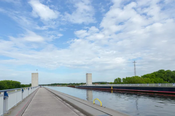 Elbe-Havel kanalı'nın Köprüsü — Stok fotoğraf