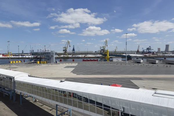 Puerto de ferries Warnemunde — Foto de Stock