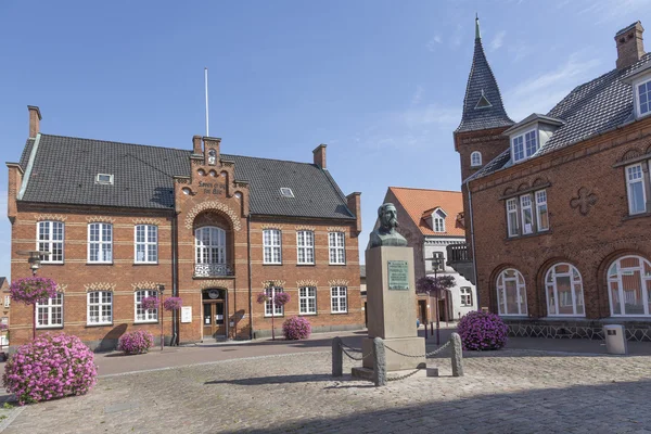 Plaza del Ayuntamiento Stubbenkoebing — Foto de Stock