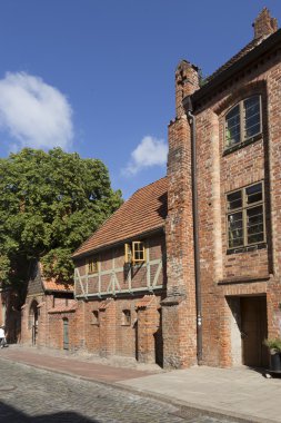 Yarı ahşap duvarlar Wismar