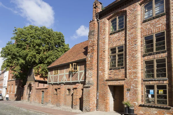 Small half-timbered Wismar — Stock Photo, Image