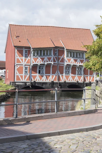 Timbered house watermill — Stock Photo, Image