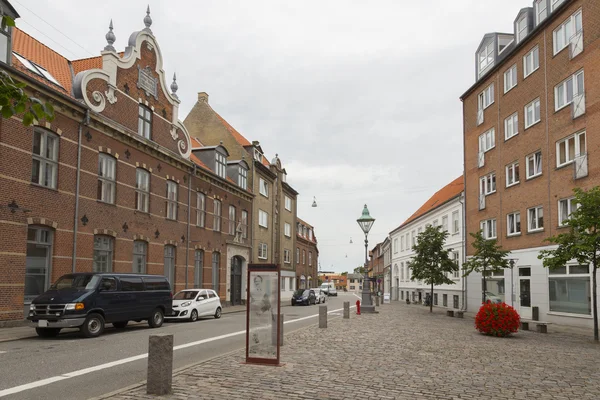 Dreieckiges Quadrat in Nykobing — Stockfoto