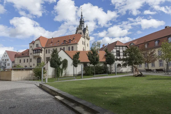 Gazon achter het kasteel — Stockfoto