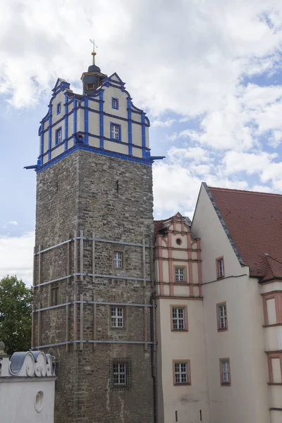 Torre de castillo apoyada — Foto de Stock