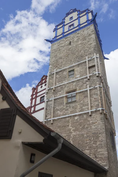 Torre del castillo con soporte —  Fotos de Stock