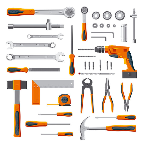 Современный набор механических инструментов DIY
