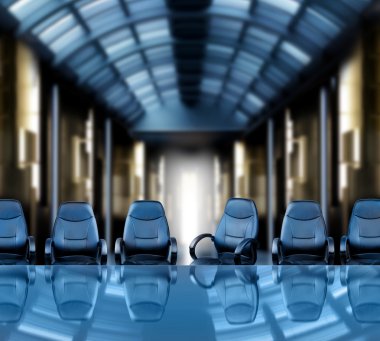 Toplantı yönetim kurulu iş kavramı