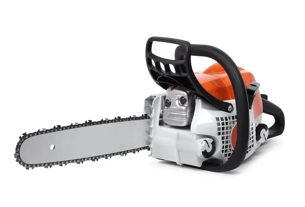 Modern chain saw isolated — Stock Photo, Image