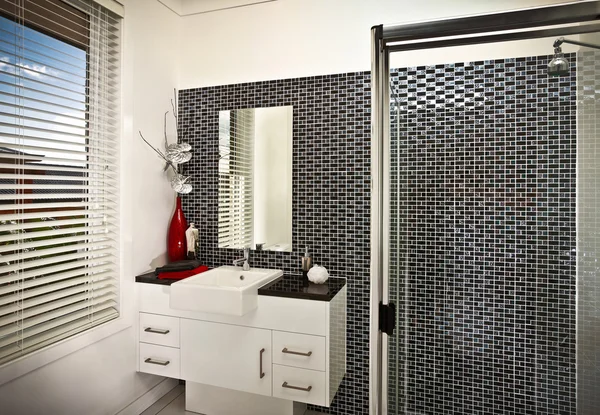 Krásná moderní stylová koupelna — Stock fotografie