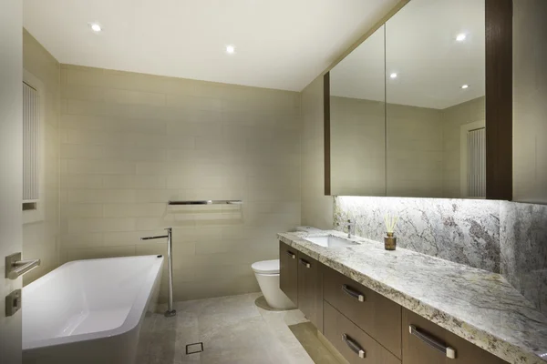 Exclusivo baño minimalista — Foto de Stock