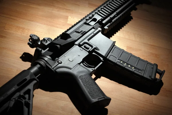 Modern AR-15 (M4A1) carbine — Stock Photo, Image