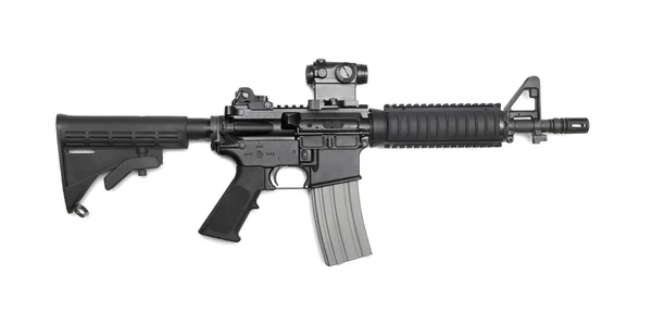 AR-15 10,5 "(M4A1 CQBR) carabina tática — Fotografia de Stock