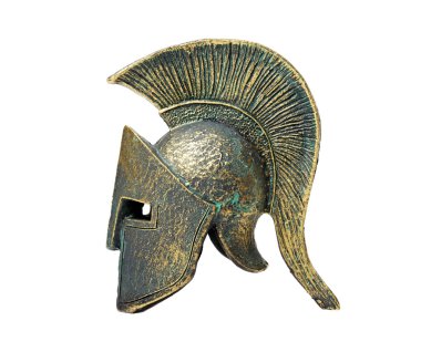 Antik Yunan Spartalı kask 