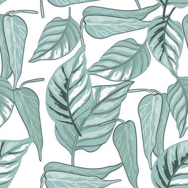 Tropik tropikal ile sorunsuz arka plan bırakır