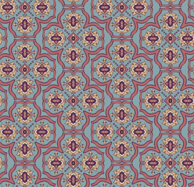 Kusursuz bir geçmişi var. Doğu tarzında dekoratif süslemeli desen.