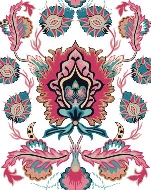 Zarif el çekilmiş vektör desen.