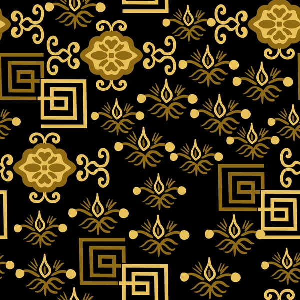 Vector fondo sin costuras en estilo oriental . — Vector de stock