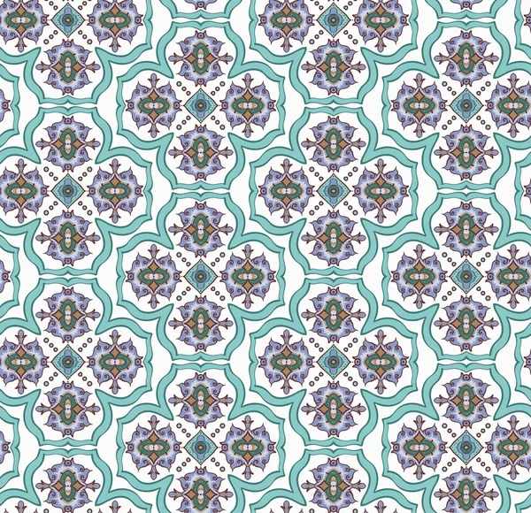 Fond sans couture. Motif avec ornement décoratif de style oriental. — Image vectorielle