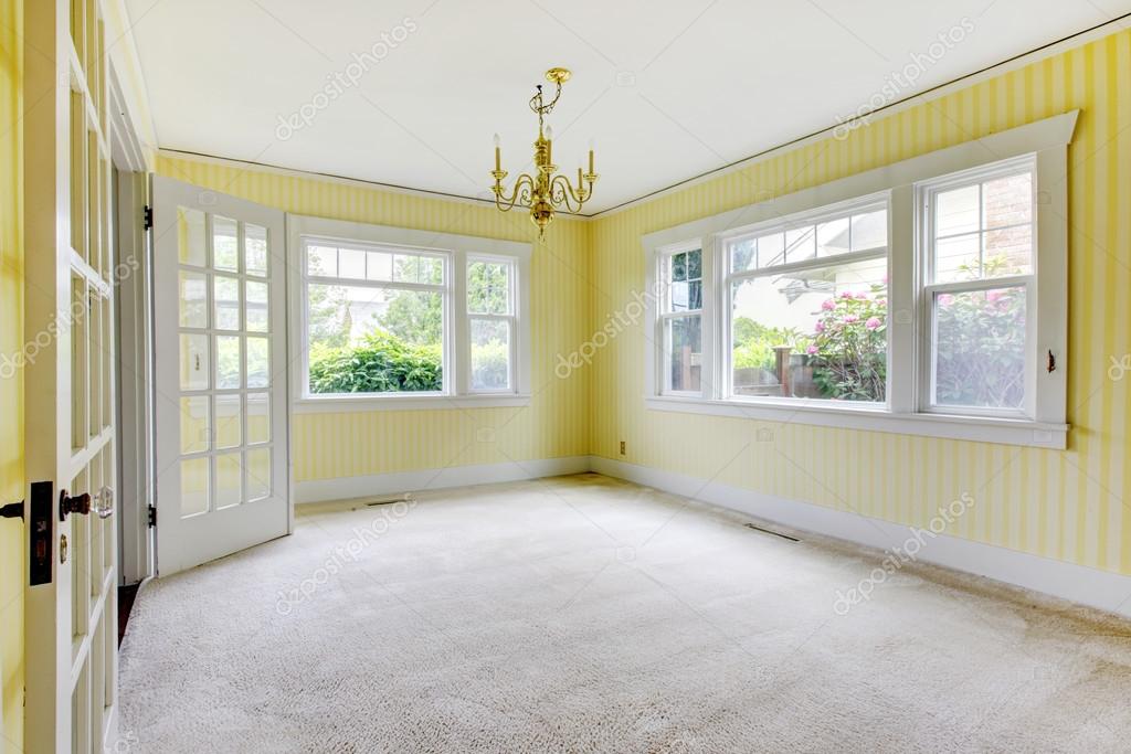 i wandered too deep.  Empty room, Yellow carpet, Home decor
