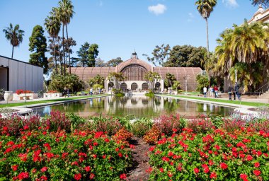Balboa park botanik San Diego, Kaliforniya ABD bina