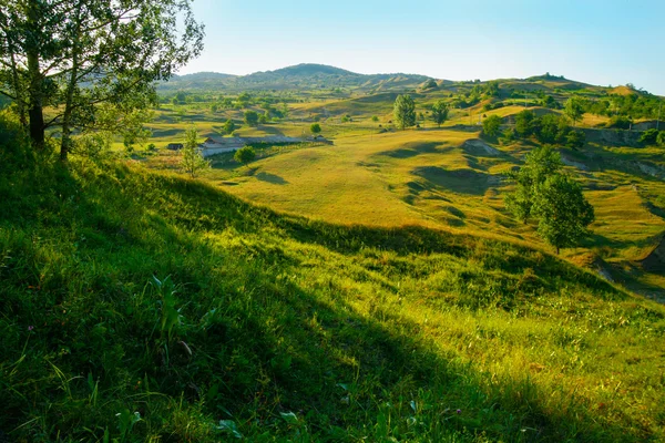Krajina z rumunského venkova — Stock fotografie