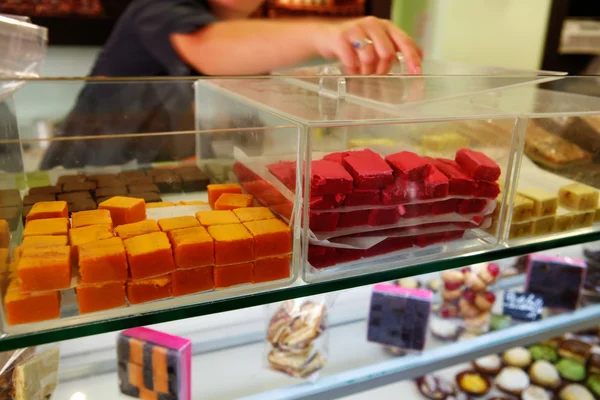 Candies shop macro detail close up — Stock Photo, Image