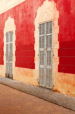 Nice, Fransa - 17 Ekim 2011: Matisse Müzesi - Eski Cenevizli villa 17 yüzyılın. 