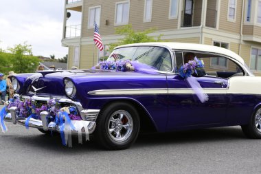 Port Townsend, Wa - 17 Mayıs 2014: Rhododendron Festival geçit töreni