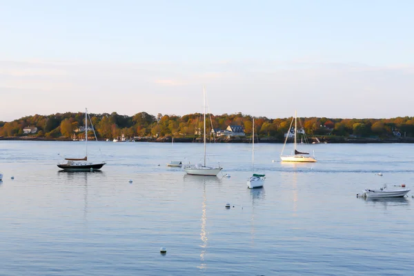 Vista del río Piscataqua, en el Castillo Nuevo, Portsmouth — Foto de Stock