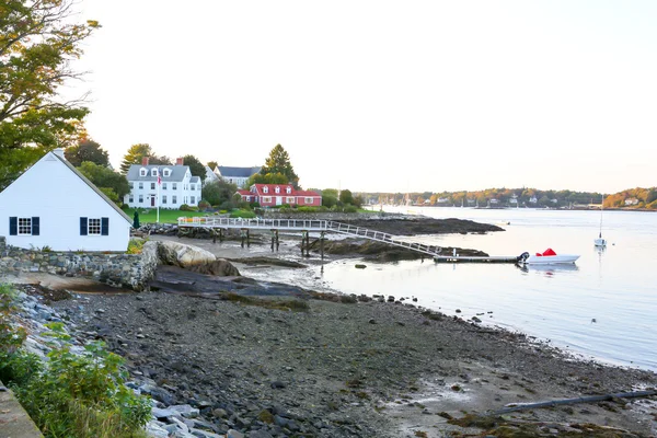 Widok na rzekę "Piscataqua", w New Castle, Portsmouth — Zdjęcie stockowe