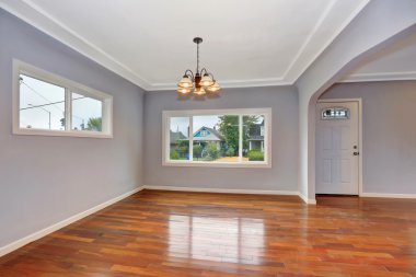 Boş Eski ev iç. Parke zeminli giriş