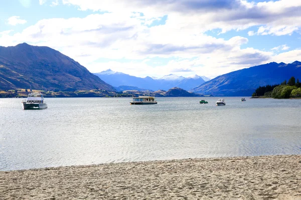 Lac Wanaka paysage en Nouvelle-Zélande — Photo