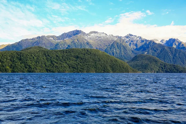 Milford Sound w Te Anau w Nowej Zelandii — Zdjęcie stockowe