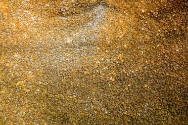 Closeup kırık Moeraki Boulder, Yeni Zelanda