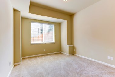 boş oda ile tasarlanmış duvar