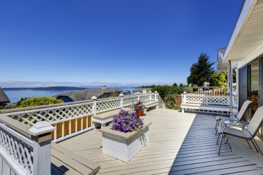 doğal Körfez Manzaralı güzel güverte