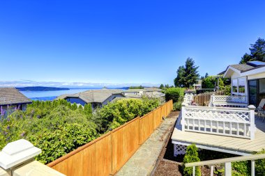 doğal Körfez Manzaralı güzel güverte