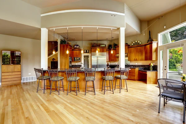 Intérieur de la cuisine dans maison de luxe. Immobilier à WA — Photo