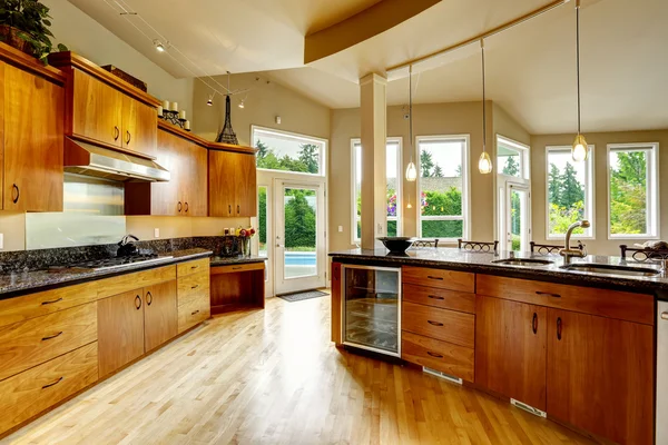 Kitchen interior in luxury house. Real estate in WA — Stock Photo, Image