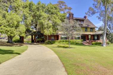 marston Evi Müzesi & bahçeleri geçit. San diego, ca