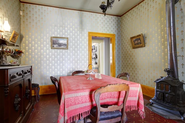 Habitación en Whaley House Museum, casco antiguo de San Diego — Foto de Stock