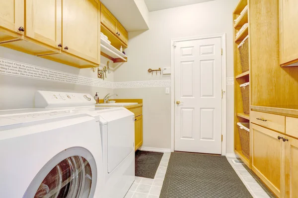 Beautiful laundry room in new house — Stock Photo, Image