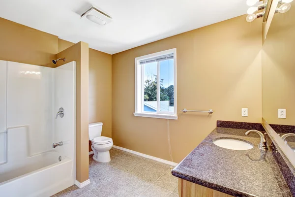 Interiér koupelny v prázdném domě — Stock fotografie