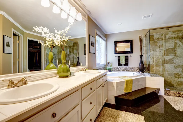 Salle de bain de luxe intérieur — Photo